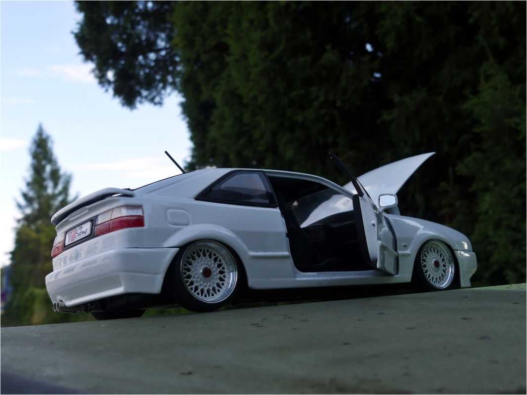 1:18 VW Corrado VR6 " Weiß-Edition "mit BBS RS Alufelgen inkl.OVP
